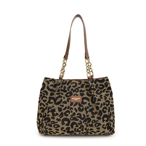 Women Leopard Design Handbags Fashion Underarm Bags Versatile Large Capacity Shoulder Bags Female Shopper Tote Bags