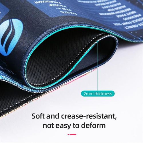 900*400mm Oversized Mouse Pad Starry Sky Anti-slip Keyboard Pad Desk Mat