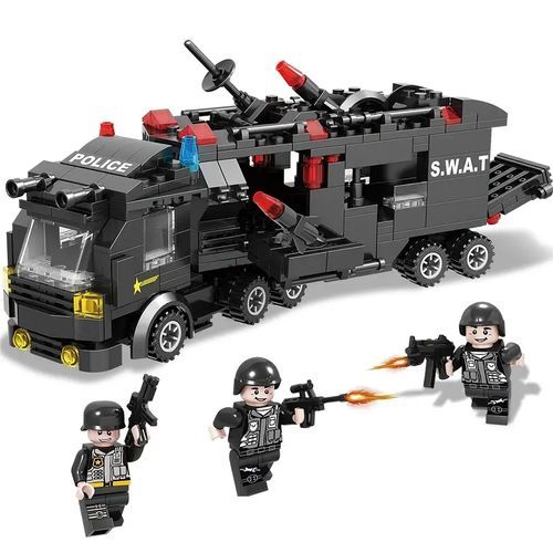 378 Deformed Armored Vehicles Assembled Into Building Blocks