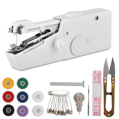 Portable handheld sewing machine household mini electric sewing kit for mending clothes