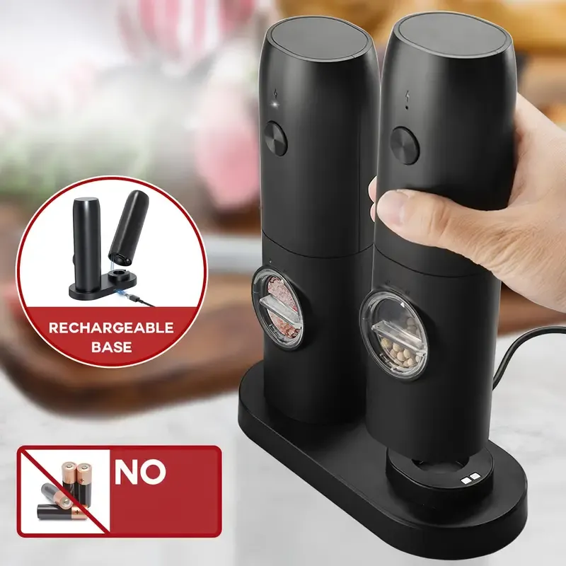 Rechargeable grinder electric rose salt pepper flax seed grinder household wireless electric grinder