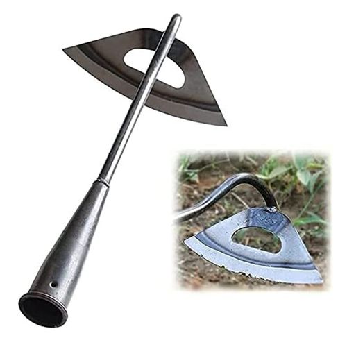 Garden Hoe Weeding Planting Loosening Hollow Hoe Tools