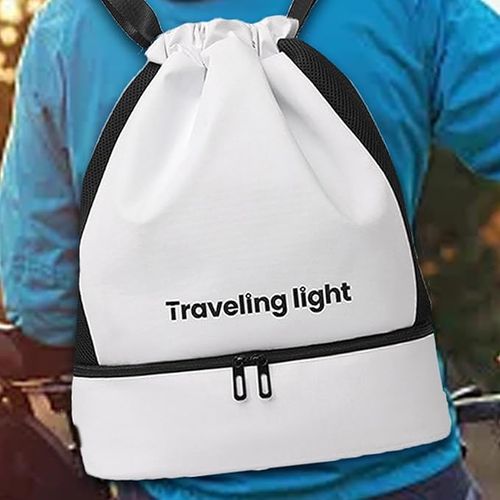 Wet and dry separation backpack