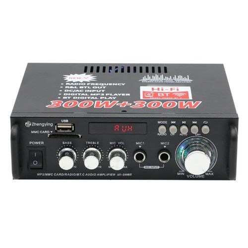 220V 12V 600W Bluetooth HiFi Audio Stereo Power Amplifier