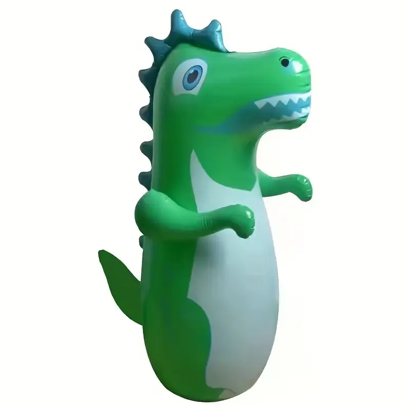 Inflatable Dinosaur Tumbler 90cm Children's Inflatable Boxing Pillar Props Vent Toy