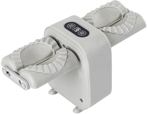 Electric Dumpling Maker, 2 Modes Non-Slip Double Head Dumpling Maker Machine Dumpling Making Tool Dumpling Maker Press Silent Automatic Dumpling Press Household Dumpling Maker Mould (Style A)