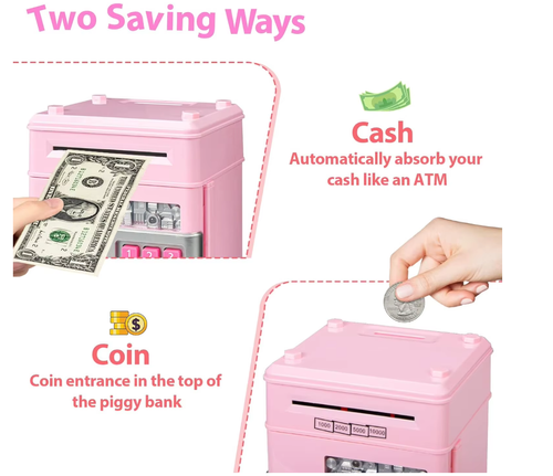 Electronic Password Piggy Bank - Mini ATM