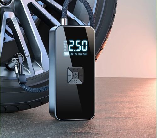 Tire Inflator Portable Air Compressor for Car Tires - 150PSI Fast Inflate Smart Air Pump Quiet for Car, Motorcycle, Bike, Ball, with Digital Tire Pressure Gauge & Air Inflator Kit