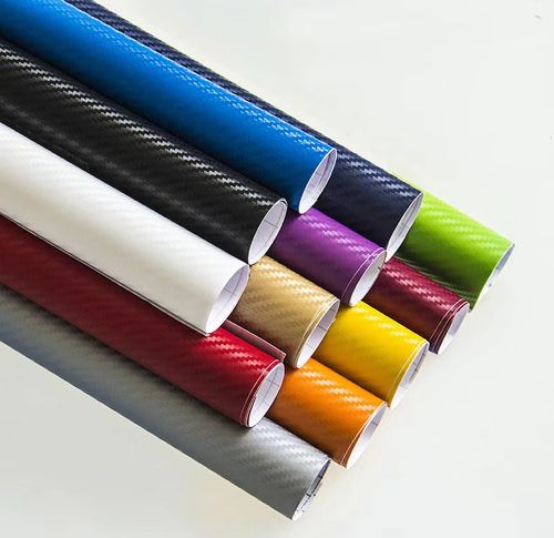 Black Carbon Fiber Car Wrap Vinyl Roll with Air Release