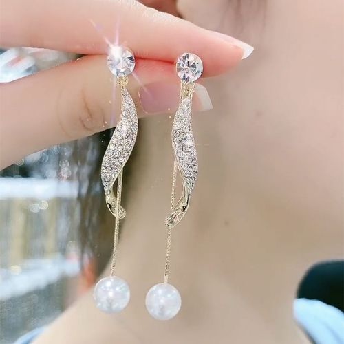Tassel Pearl Earrings