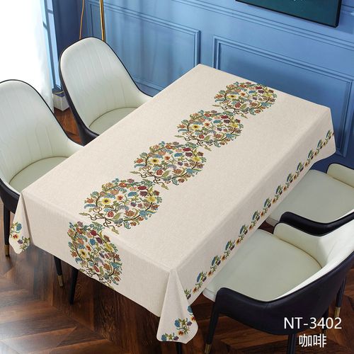 Oil and water resistant tablecloth