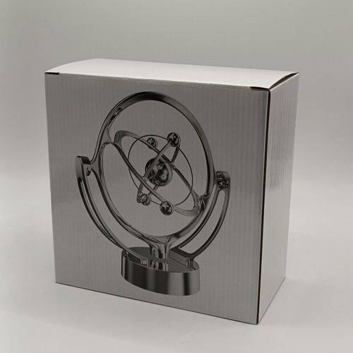 New Earth Perpetual Motion Instrument Desktop Model Rotating Magnetic Rocker Astronomical Orbit Ornament USB Decoration