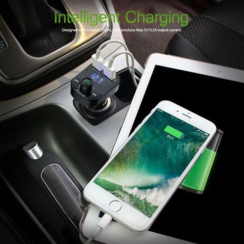 Multifunction Wireless Car MP3 Player Bluetooth Car Kit Transmitter Handsfree Calling Dual USB Car Charger Phone Charger