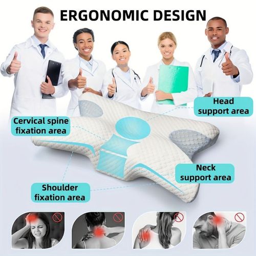Slow Rebound Neck Pillow Sleep Pillow Memory Foam Pillow