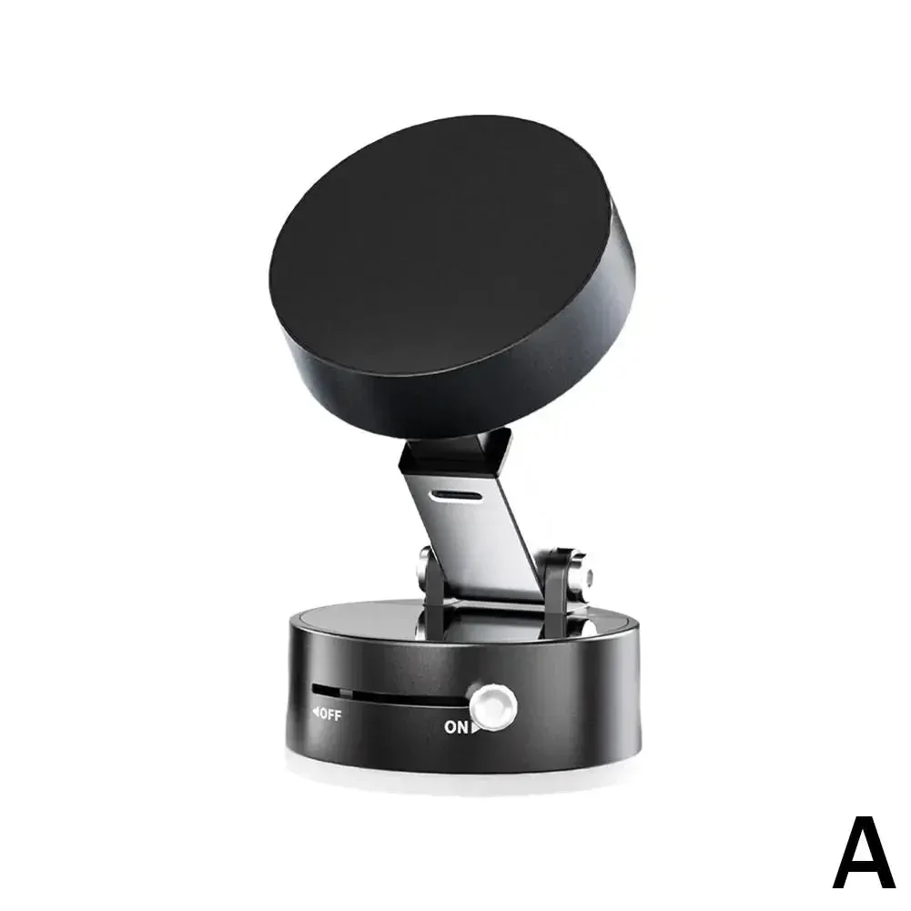Vacuum Magnetic Car Phone Holder - Electric-Manual, Magnetic Car Suction Cup Folding Holder, 360° Rotating Adjustable Suction Cup Magnetic Phone Holder, Suitable for Cars, Gyms, Mirrors, Smooth Surfaces