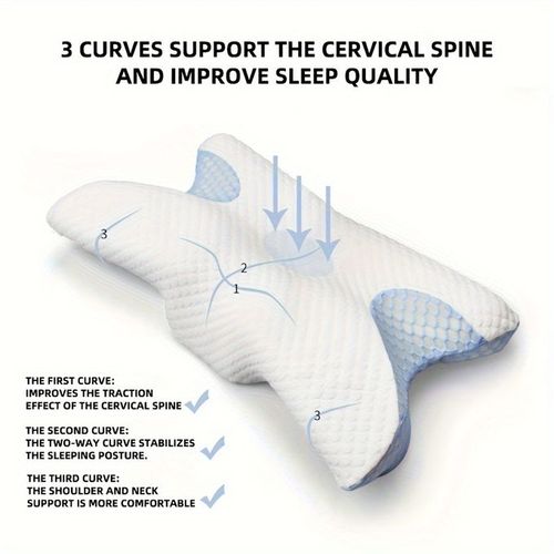 Slow Rebound Neck Pillow Sleep Pillow Memory Foam Pillow