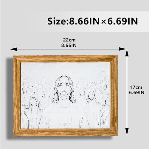 Jesus Lamp  Led Light Up Printing