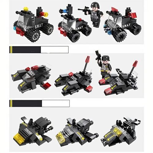 378 Deformed Armored Vehicles Assembled Into Building Blocks