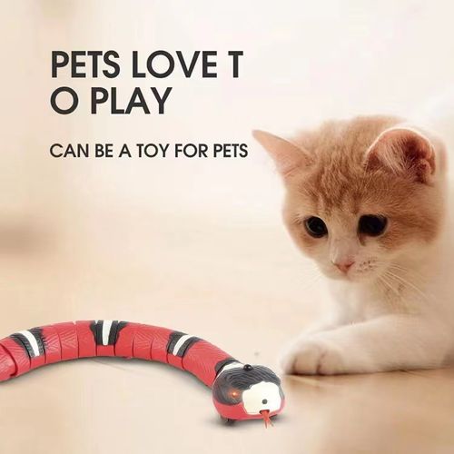 Smart Sensing Interactive Cat Toys Automatic Electronic Snake