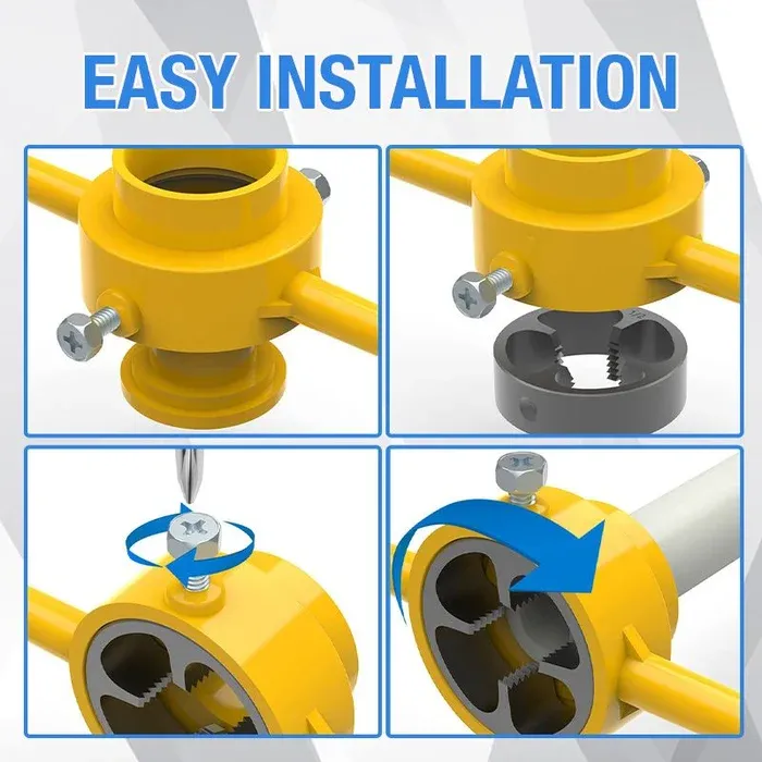 Pipe Threading Tool - 6Pcs