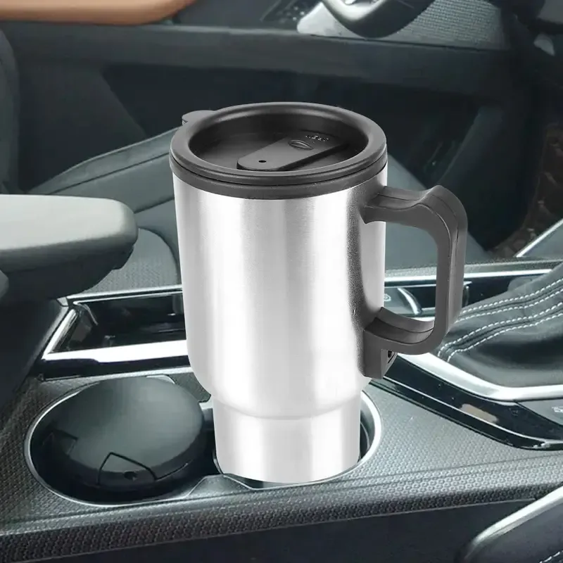 Car 12V hot water cup stainless steel liner electric cup