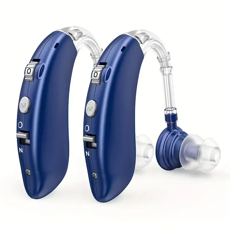 Behind-the-ear Bluetooth hearing aid rechargeable amplified sound amplifier Hearing aid