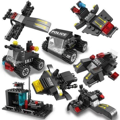 378 Deformed Armored Vehicles Assembled Into Building Blocks