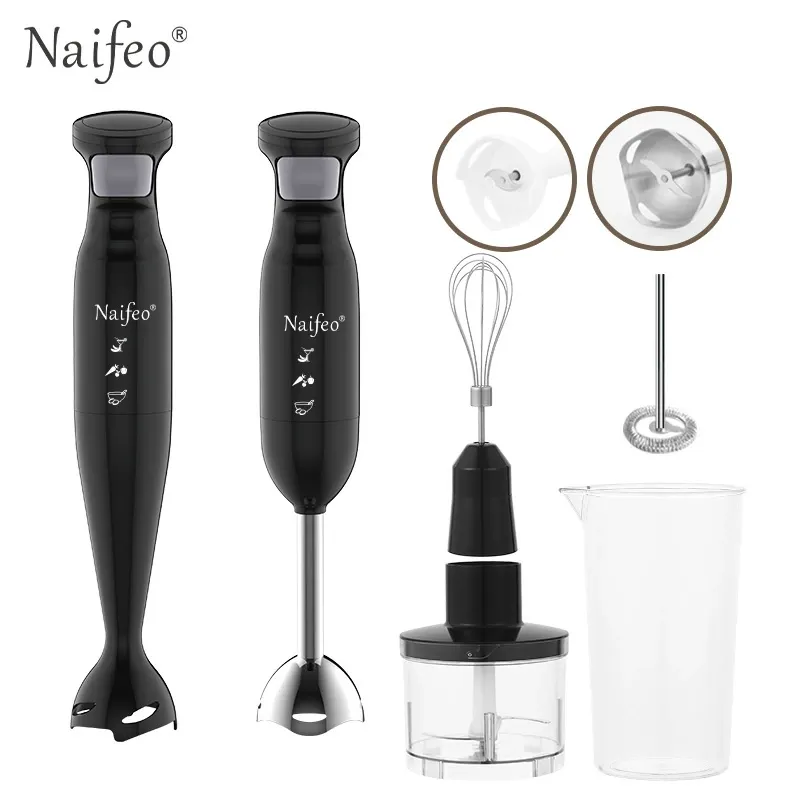 Naifeo 300W multi-function household handheld electric multi-function cooking stick food processor hand blender set