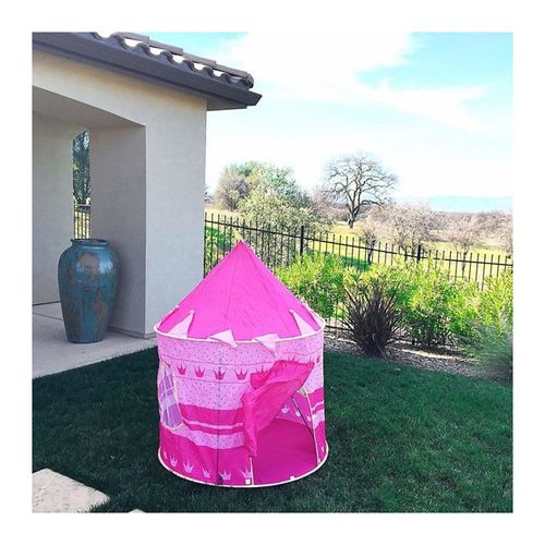 PINK PRINCESS CASTLE TENT PORTABLE PLAY TENT FOR GIRLS