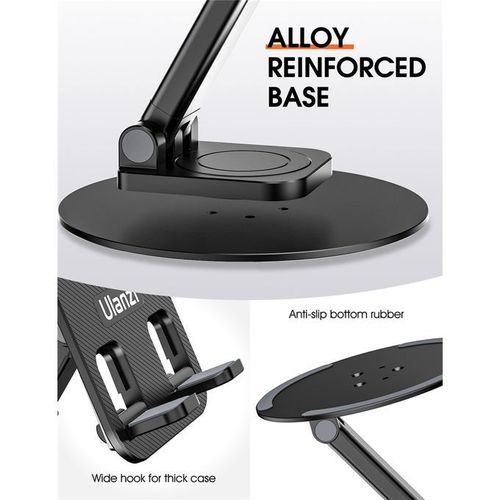 EAGEAT Phone Stand Adjustable Swivel Desktop Metal Tablet Stand