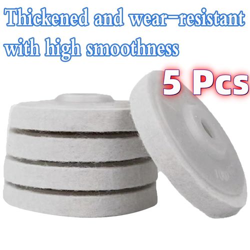 5 Pcs Diameter 100 wool polishing wheel disc