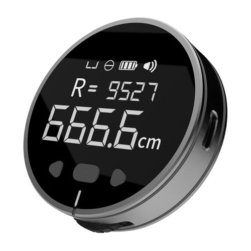 Digital Tape Measure, 328ft Electronic Rolling Ruler with 1.8inch LCD Display, Rechargeable Small Smart Long Distance Rolling Measuring Tool for Flat Curved Diameter