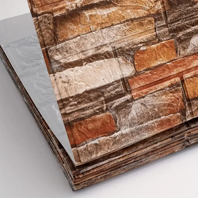 Peel & Stick Brick Pattern Wallpaper