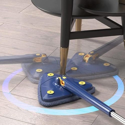 360-degree rotating adjustable cleaning mop - imitation hand-twisted quick-drying mop