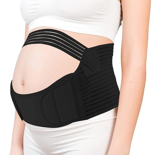 Maternity Support Belt, 4-in-1 Belly Pregnancy Support Band, Belly Band For Pregnant Women, Adjustable Maternity Belt Pregnancy Support With Shoulder Strap, For Belly,Waist,Abdomen,Back
