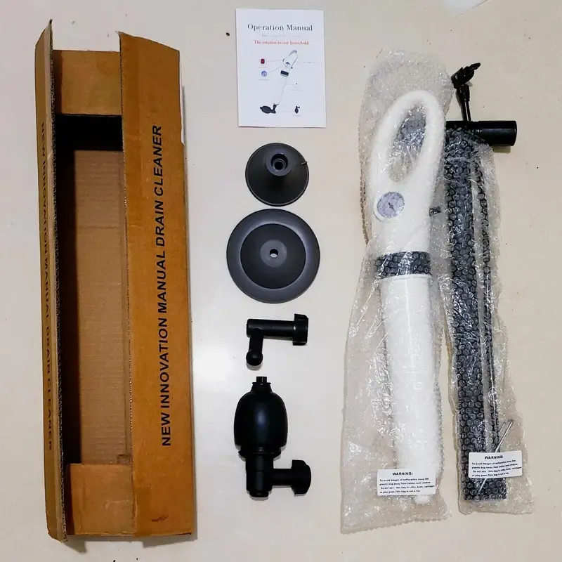 Manual Toilet Plunger with Air Pressure