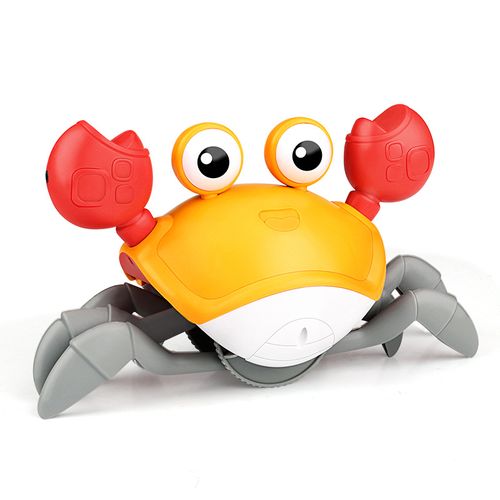 Children's induction electric crab toy rechargeable luminous music baby crawls and escapes Crab