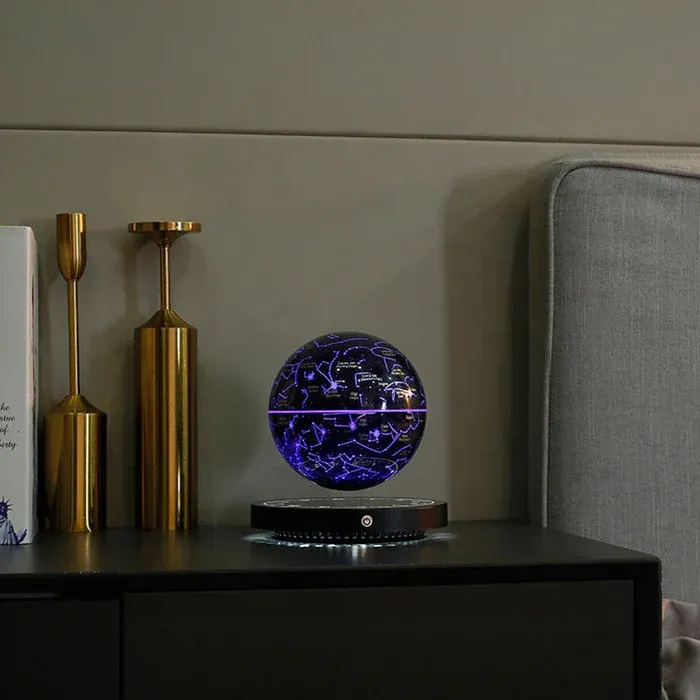 Earth Magnetic Levitating Light Globe