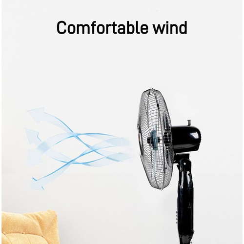 Africa Solar DC Fan - 3 Speeds, Non-Stop Cool Air