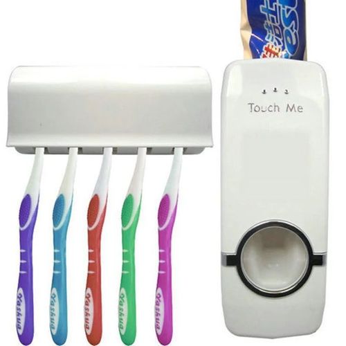 Toothbrush Holder And Automatic Toothpaste Dispenser