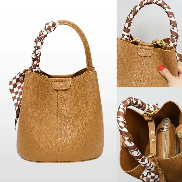Ladies fashion leather shoulder bag