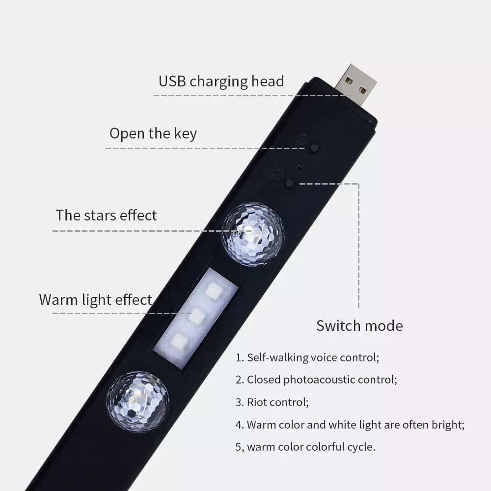 Car Interior Ambient Lights(2 pack)