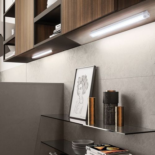50CM LED Light Cabinet Light Rechargeable Motion Detector USB Night Light-White