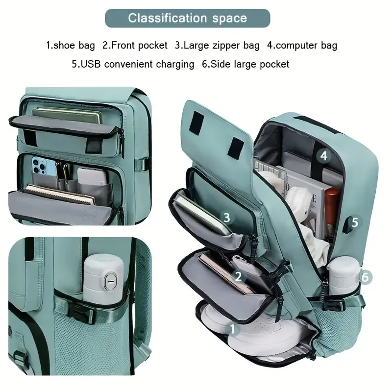 Large capacity backpack