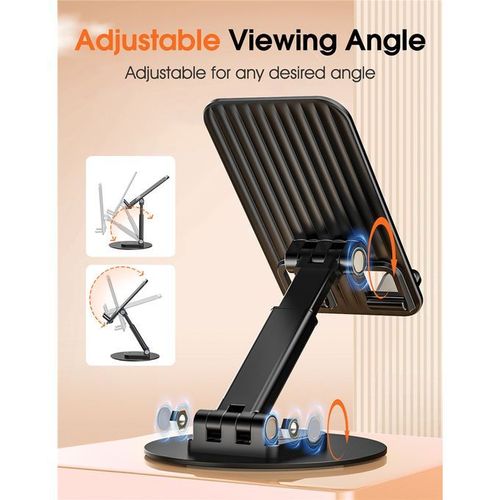 EAGEAT Phone Stand Adjustable Swivel Desktop Metal Tablet Stand