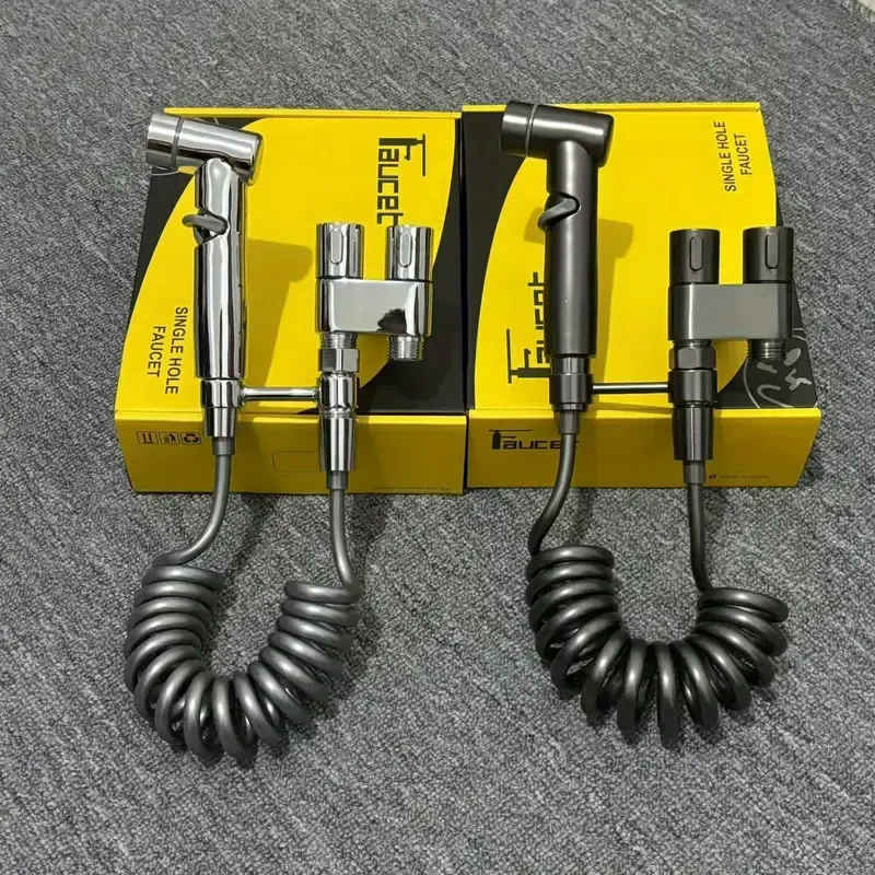 1 set, Stainless Steel Household Toilet Spray Gun