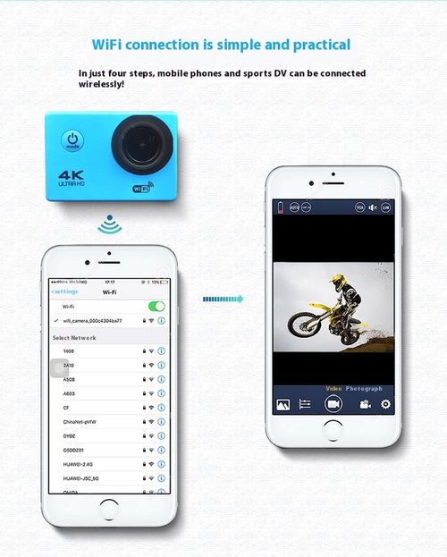 4k action camera camera wifi diving action camera DV HD waterproof outdoor underwater camera