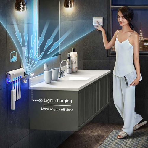 Toothbrush Holders And Automatic Toothpaste Dispenser