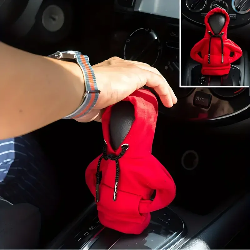 New Shifter knob hoodie cover car gear lever link Hat and clothing set
