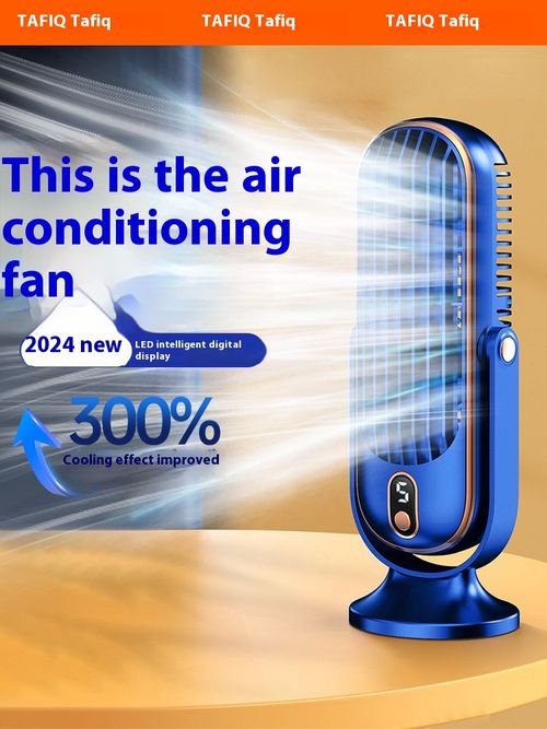 Refrigeration small air conditioning fan desktop fan silent usb desktop mini student dormitory portable large wind fan